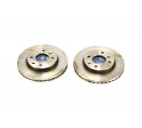 Тормозной диск передний 238mm. (к-т 2шт) на Renault Kangoo 2001-2008 - RENAULT (Оригинал) - 7701204286