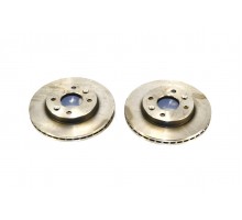 Тормозной диск передний 238mm. (к-т 2шт) на Renault Kangoo 2001-2008 - RENAULT (Оригинал) - 7701204286