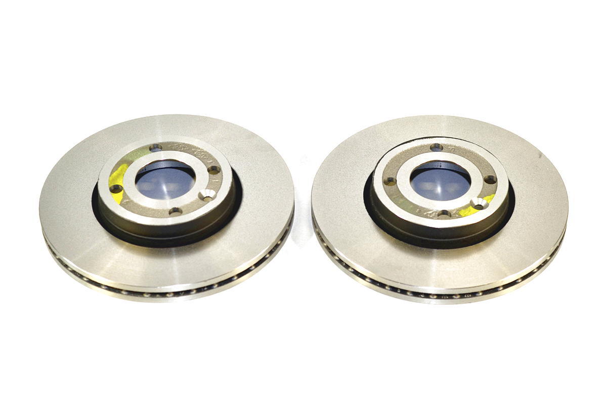 Тормозной диск передний 258mm. R14 (к-т 2шт) на Renault Kangoo II 2008 - RENAULT (Оригинал) - 7701210081