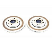 Тормозной диск передний 258mm. R14 (к-т 2шт) на Renault Kangoo II 2008 - Renault (оригинал) - 402061200R