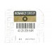Тормозной диск задний 274mm на Renault Scenic III Grand 2009-2016 - Renault (Оригинал) - 432020984R