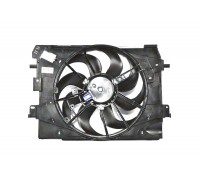 Вентилятор радиатора c диффузором на Renault Captur 2013- (+AC) - Renault (Оригинал) - 214818009R