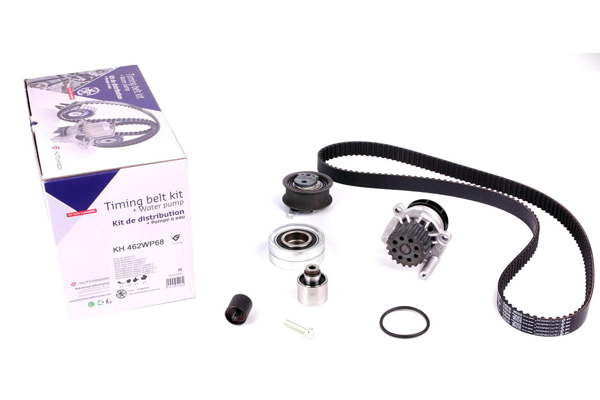 Комплект ГРМ (+помпа) VW Caddy III 1.6TDI/2.0TDI 10- KH462WP68 HUTCHINSON (Франция) Комплект ГРМ (+помпа) VW Caddy III 1.6TDI/2.0TDI 10- KH462WP68 HUTCHINSON (Франция)