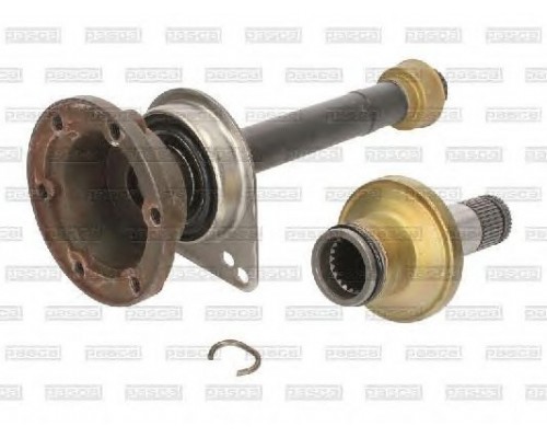 Приводной вал внутренний правый с фланцем (комплект) VW Transporter T4 2.4D / 2.5TDI G8W005PC PASCAL (Польша)