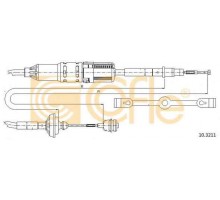 Трос зчеплення (автоматичне регулювання) VW Transporter T4 1990-2003 10.3211 COFLE (Італія)