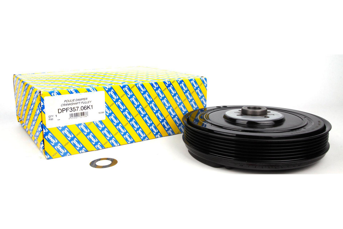 Шкив коленвала (+ шайба) VW Transporter T4 2.4D / 2.5 / 2.5TDI 90-03 DPF357.06K1 SNR (Франция)