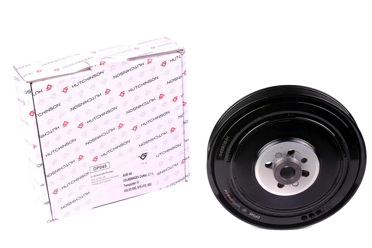 Шкив коленвала VW Transporter T4 2.4D / 2.5 / 2.5TDI 90-03 DP045 HUTCHINSON (Франция)
