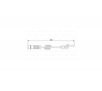 Датчик износа тормозных колодок MB Sprinter 901-905 1995-2006 1987474969 BOSCH (Германия)