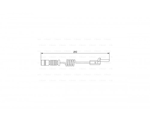 Датчик износа тормозных колодок MB Sprinter 901-905 1995-2006 1987474969 BOSCH (Германия)