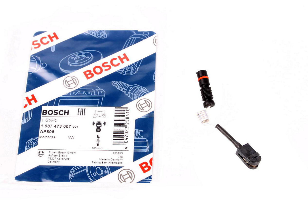 Датчик износа тормозных колодок (система ATE) VW LT 28-46 1996-2006 1987473007 BOSCH (Германия) Датчик износа тормозных колодок (система ATE) VW LT 28-46 1996-2006 1987473007 BOSCH (Германия)