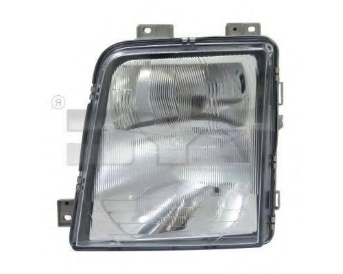 Фара передняя левая (хромированная) VW LT 1996-2006 20-12740-05-2 TYC (Тайвань)