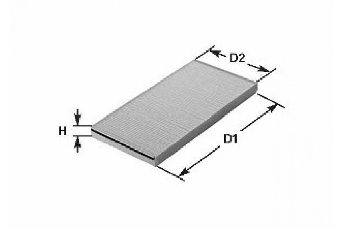 Фильтр салона MB Vito 638 1996-2003 NC2058 CLEAN FILTERS (Италия) Фильтр салона MB Vito 638 1996-2003 NC2058 CLEAN FILTERS (Италия)