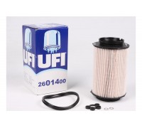 Фильтр топливный (колба № 1K0127400B / C / E / J) VW Caddy III 1.9TDI / 2.0SDI 04- 26.014.00 UFI (Италия)