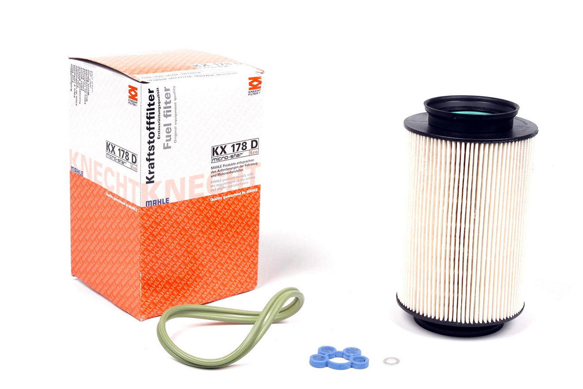 Фильтр топливный (колба № 1K0127400B / C / E / J) VW Caddy III 1.9TDI / 2.0SDI 04- KX178D KNECHT (Германия)