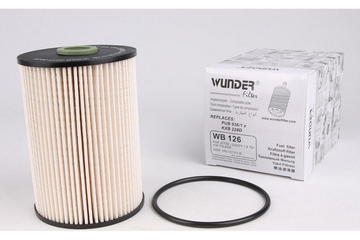 Фильтр топливный (колба № 1K0127400K) VW Caddy III 1.6TDI / 1.9TDI / 2.0SDI 04- WB-126 WUNDER (Турция) Фильтр топливный (колба № 1K0127400K) VW Caddy III 1.6TDI / 1.9TDI / 2.0SDI 04- WB-126 WUNDER (Турция)