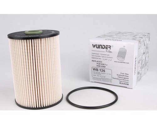 Фильтр топливный (колба № 1K0127400K) VW Caddy III 1.6TDI / 1.9TDI / 2.0SDI 04- WB-126 WUNDER (Турция)