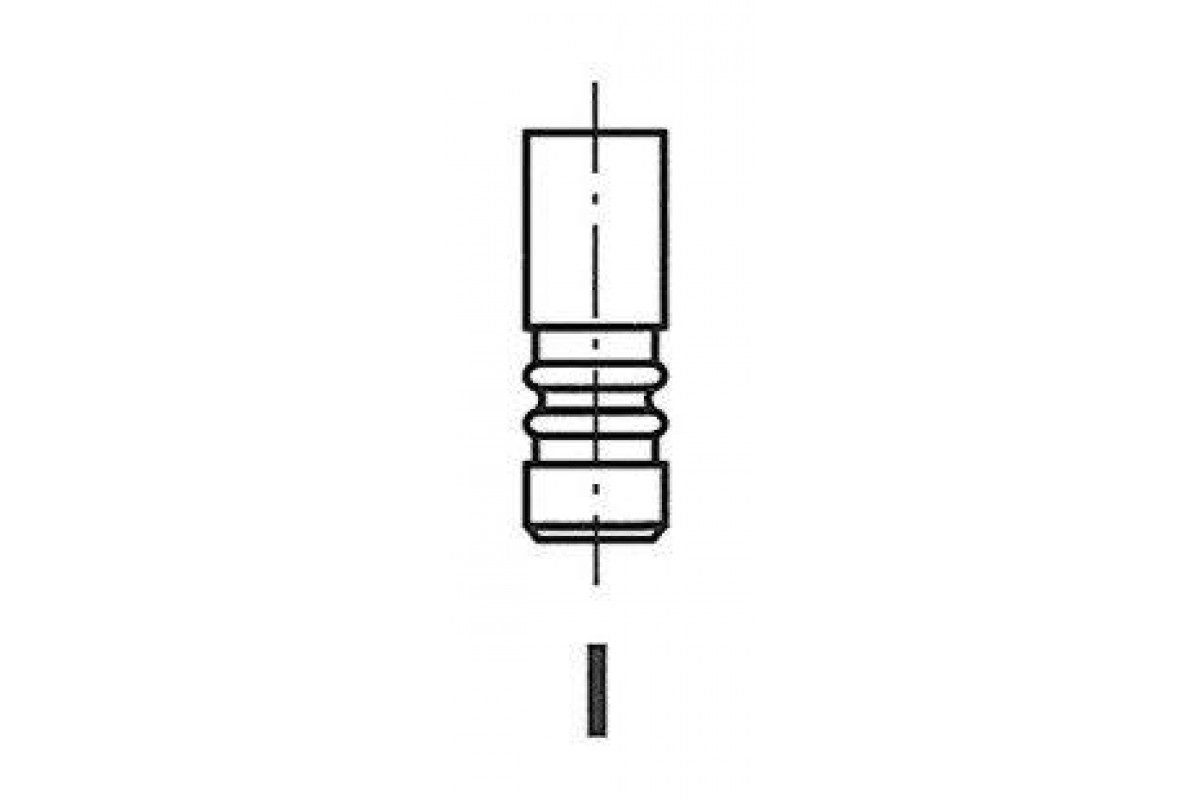 Клапан выпускной VW Transporter T5 1.9TDI (двиг. AXC / AXB) / 2.5TDI (двиг. AXD / AXE) 2003-2009 6129/BM FRECCIA (Италия) Клапан выпускной VW Transporter T5 1.9TDI (двиг. AXC / AXB) / 2.5TDI (двиг. AXD / AXE) 2003-2009 6129/BM FRECCIA (Италия)