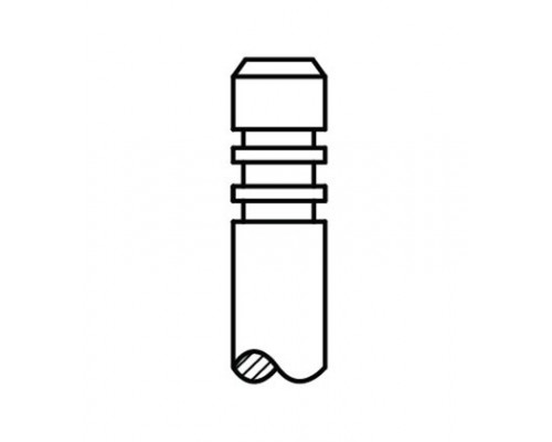 Клапан выпускной VW Transporter T5 1.9TDI (двиг. AXC / AXB) / 2.5TDI (двиг. AXD / AXE) 2003-2009 V94148 AE (США)