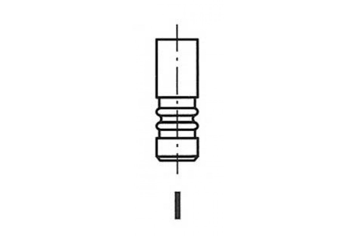 Клапан выпускной VW Transporter T5 1.9TDI (двиг. BRR / BRS) / 2.5TDI (двиг. BNZ / BPC) 2003-2009 6209/BM FRECCIA (Италия)