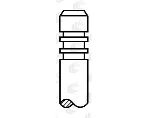 Клапан выпускной VW Transporter T5 1.9TDI (двиг. BRR / BRS) / 2.5TDI (двиг. BNZ / BPC) 2003-2009 V94650 AE (США)