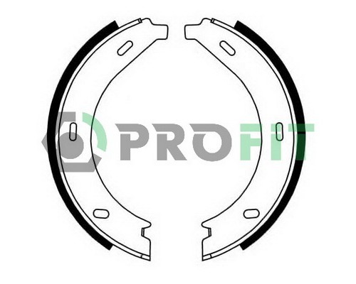 Колодки ручника (180x20) MB Vito 638 1996-2003 5001-0536 PROFIT (Чехия)