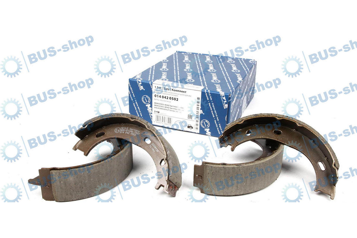 Колодки ручника (без пружинок) MB Sprinter 208-316 1995-2006 0140420502 MEYLE (Германия) Колодки ручника (без пружинок) MB Sprinter 208-316 1995-2006 0140420502 MEYLE (Германия)