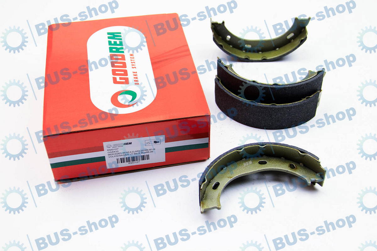 Колодки ручника (без пружинок) MB Sprinter 208-316 1995-2006 RM0107 GOODREM (Венгрия) Колодки ручника (без пружинок) MB Sprinter 208-316 1995-2006 RM0107 GOODREM (Венгрия)