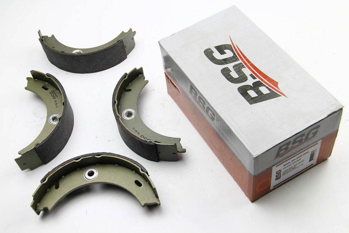 Колодки ручника (без пружинок, со сдвоенным колесом) VW LT 46 1996-2006 60-205-004 BSG (Турция)