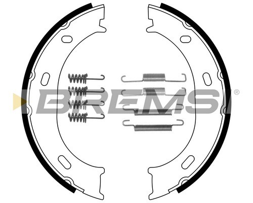 Колодки ручника (c пружинками) MB Sprinter 208-316 1995-2006 GF0306-1 BREMSI (Италия)