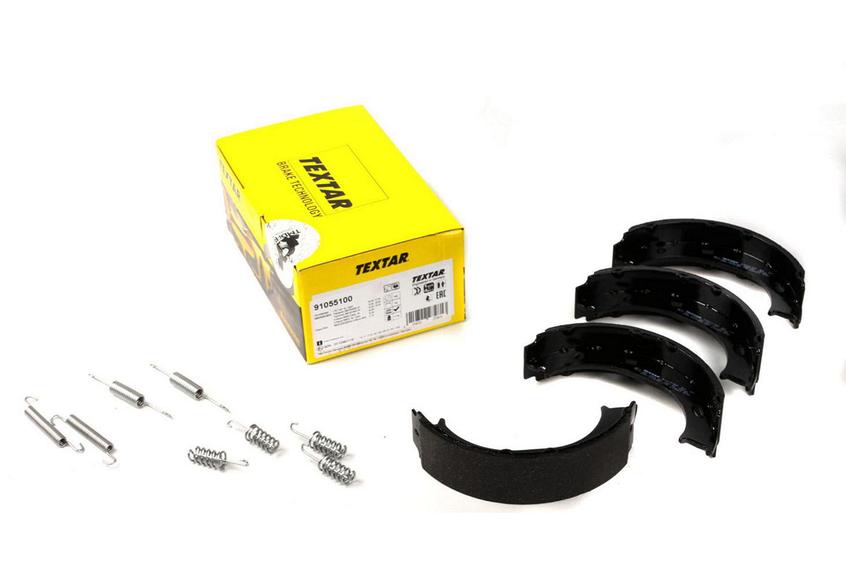 Колодки ручника (с пружинками) VW LT 28-35 1996-2006 91055100 TEXTAR (Германия) Колодки ручника (с пружинками) VW LT 28-35 1996-2006 91055100 TEXTAR (Германия)