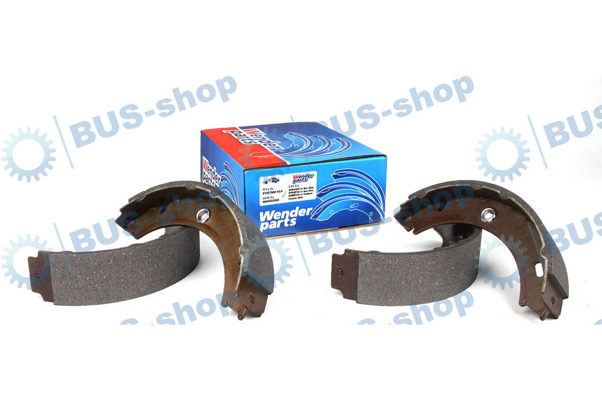 Колодки ручника (со сдвоенным колесом, без пружинок) MB Sprinter 408-416 1995-2006 9105790040.0 WENDER PARTS (Турция) Колодки ручника (со сдвоенным колесом, без пружинок) MB Sprinter 408-416 1995-2006 9105790040.0 WENDER PARTS (Турция)