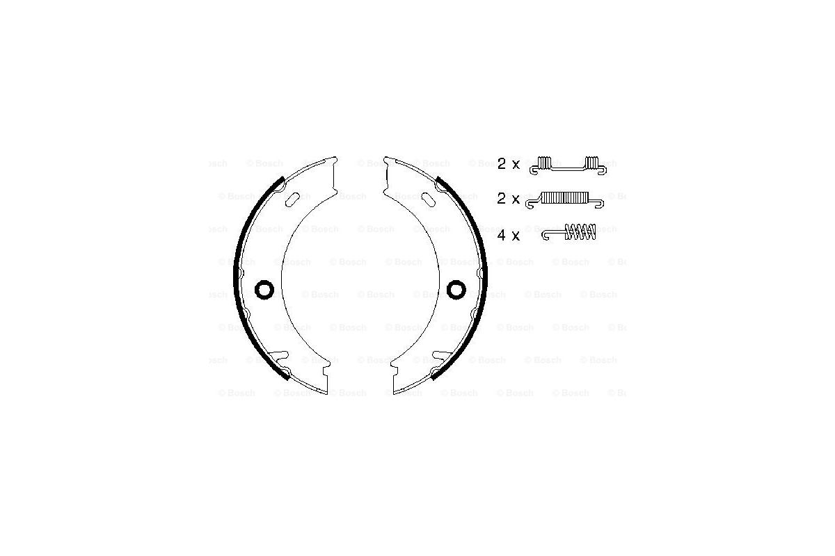 Колодки ручника (со сдвоенным колесом, с пружинками) MB Sprinter 408-416 1995-2006 0986487611 BOSCH (Германия) Колодки ручника (со сдвоенным колесом, с пружинками) MB Sprinter 408-416 1995-2006 0986487611 BOSCH (Германия)