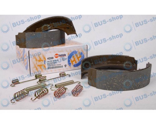 Колодки ручника (со сдвоенным колесом, с пружинками) MB Sprinter 408-416 1995-2006 4259 AUTOTECHTEILE (Германия)