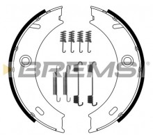 Колодки ручника (со сдвоенным колесом, с пружинками) MB Sprinter 408-416 1995-2006 GF0307-1 BREMSI (Италия)