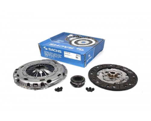 Комплект сцепления SACHS (корзина, диск, выжимной) VW Caddy III 1.9TDI 77kW 04- 3000 970 017 SACHS (Германия)