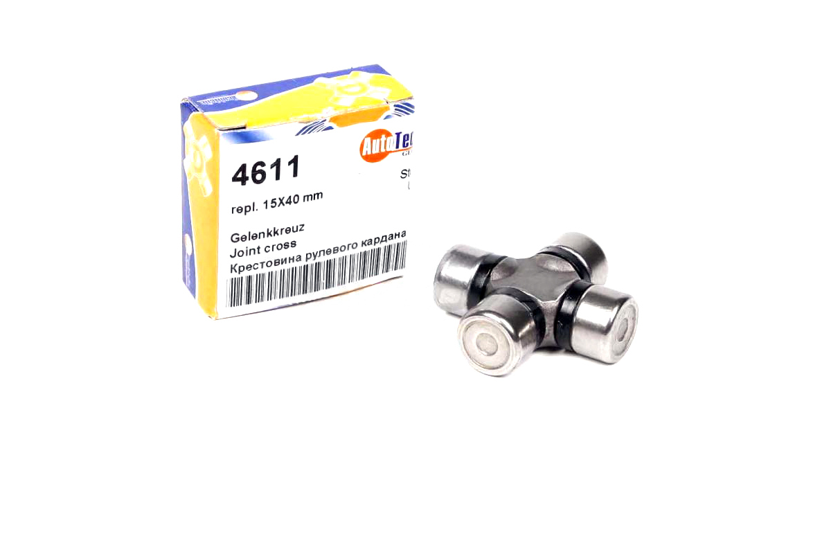 Крестовина кардана руля (15х40мм) MB Vito 638 1996-2003 4611 AUTOTECHTEILE (Германия) Крестовина кардана руля (15х40мм) MB Vito 638 1996-2003 4611 AUTOTECHTEILE (Германия)