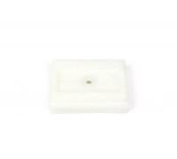 Кронштейн подушки передней рессоры (левый, белый) VW LT 28-46 1996-2006 9013220084 ROTWEISS (Турция)