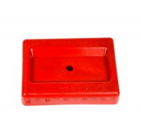 Кронштейн подушки передней рессоры (правый, красный) VW LT 28-46 1996-2006 9013220184 MERCEDES (Оригинал, Германия)