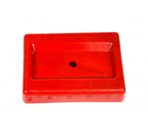 Кронштейн подушки передней рессоры (правый, красный) VW LT 28-46 1996-2006 9013220184 MERCEDES (Оригинал, Германия)