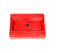 Кронштейн подушки передней рессоры (правый, красный) VW LT 28-46 1996-2006 9013220184 ROTWEISS (Турция)