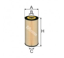 Масляный фильтр MB Vito 638 2.3D 1996-2003 TE630 M-Filter (Литва)