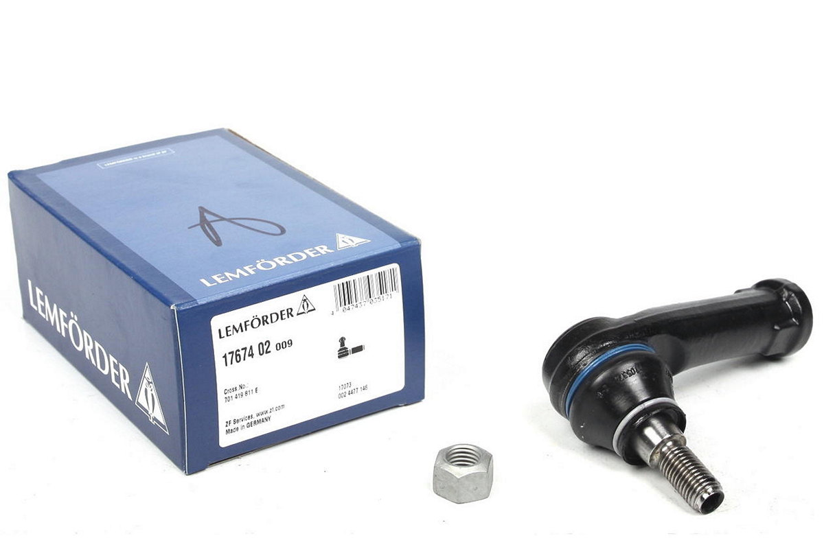Наконечник рулевой тяги левый (конус 18mm) VW Transporter T4 96-03 17674 LEMFORDER (Германия) Наконечник рулевой тяги левый (конус 18mm) VW Transporter T4 96-03 17674 LEMFORDER (Германия)