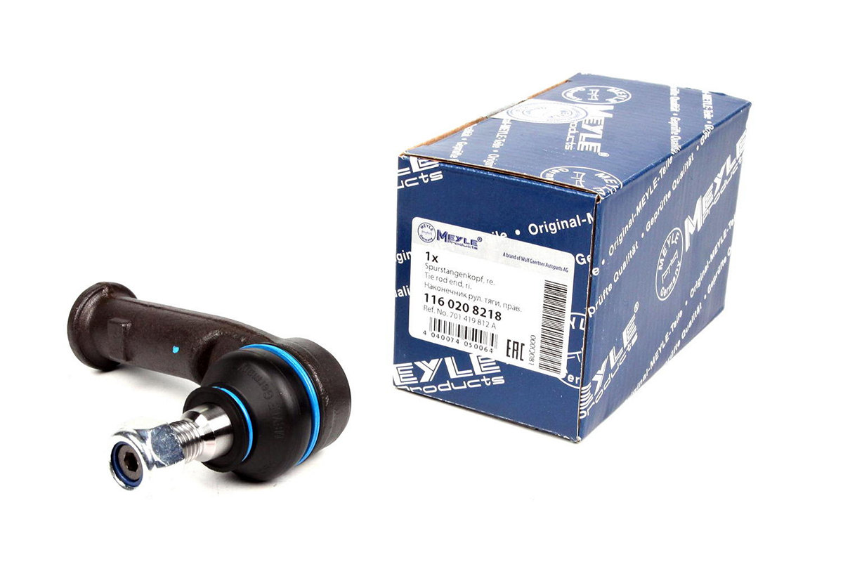 Наконечник рулевой тяги правый (конус 16mm) VW Transporter T4 90-96 1160208218 MEYLE (Германия) Наконечник рулевой тяги правый (конус 16mm) VW Transporter T4 90-96 1160208218 MEYLE (Германия)