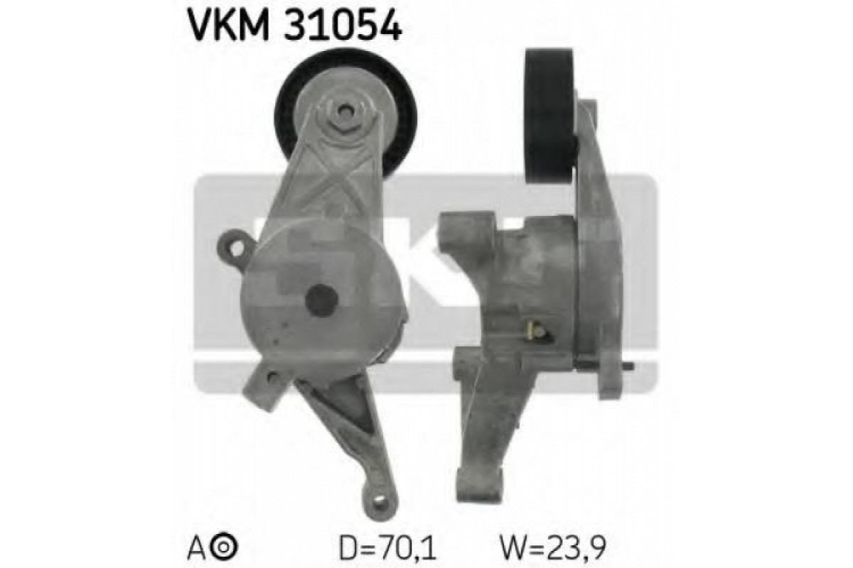 Натяжитель ремня генератора (с 2006.01) VW Transporter T5 1.9TDI 2006-2009 VKM31054 SKF (Франция) Натяжитель ремня генератора (с 2006.01) VW Transporter T5 1.9TDI 2006-2009 VKM31054 SKF (Франция)