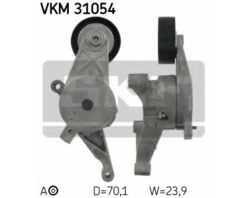 Натяжитель ремня генератора (с 2006.01) VW Transporter T5 1.9TDI 2006-2009 VKM31054 SKF (Франция)