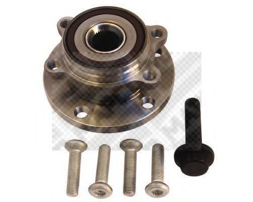Подшипник ступицы передней (комплект, 3 болта) VW Caddy III 04- 26766 MAPCO (Германия)