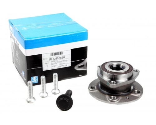 Подшипник ступицы передней (комплект, 3 болта) VW Caddy III 04- PHU56556K PFI (США)