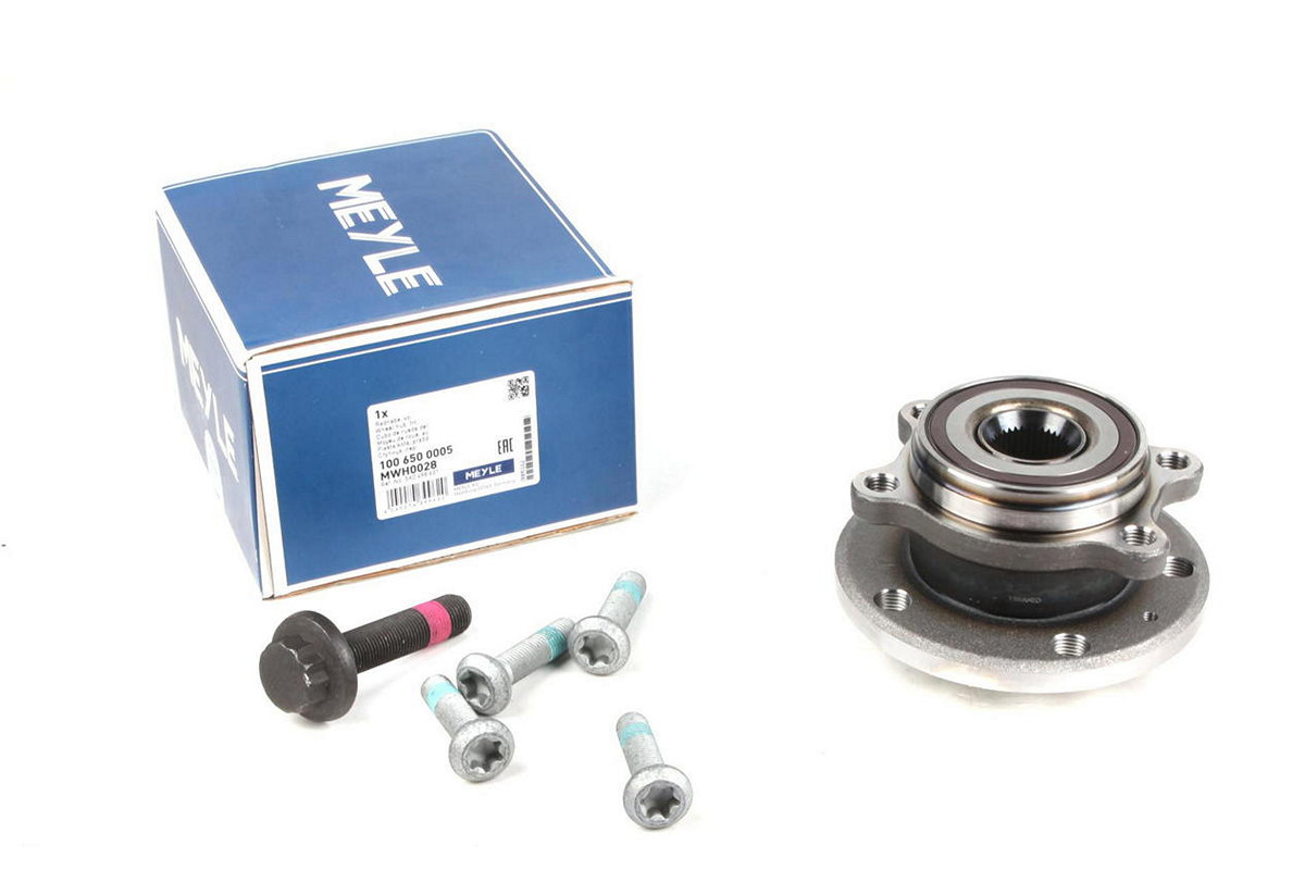 Подшипник ступицы передней (комплект, 4 болта) VW Caddy III 04- 1006500005 MEYLE (Германия)