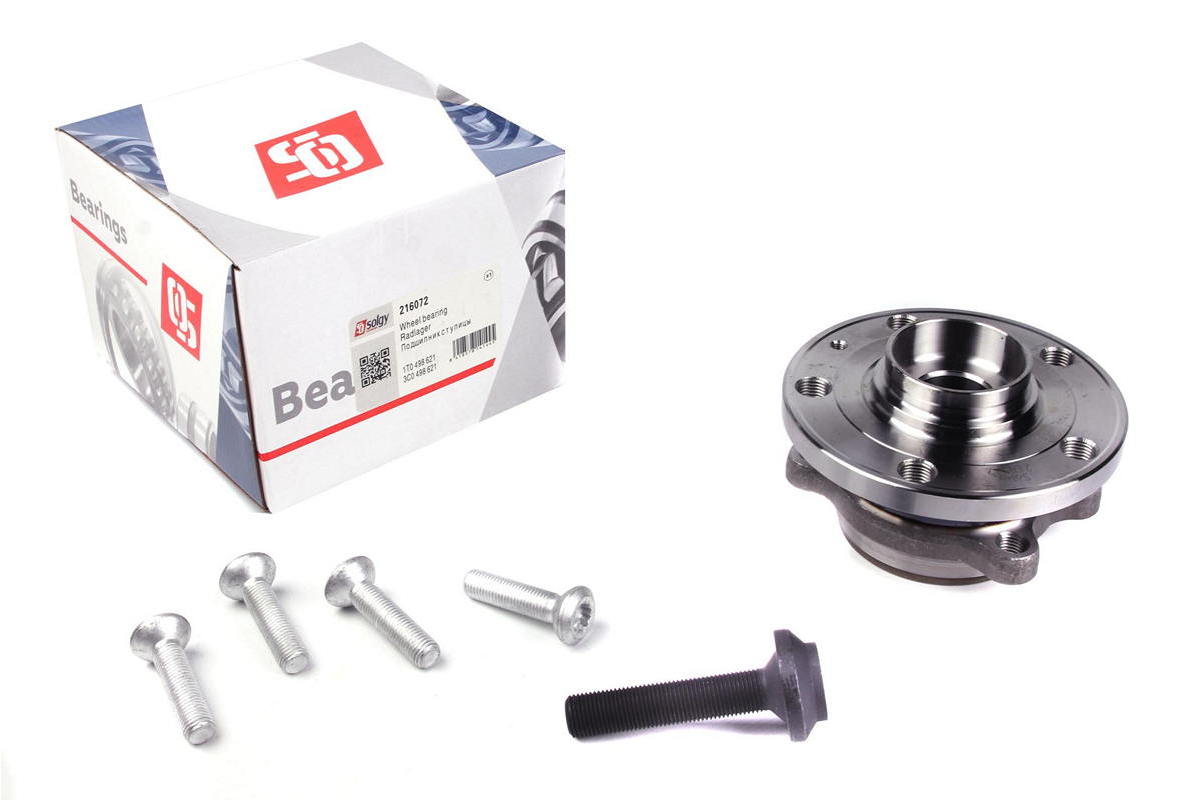 Подшипник ступицы передней (комплект, 4 болта) VW Caddy III 04- 216072 SOLGY (Испания) Подшипник ступицы передней (комплект, 4 болта) VW Caddy III 04- 216072 SOLGY (Испания)