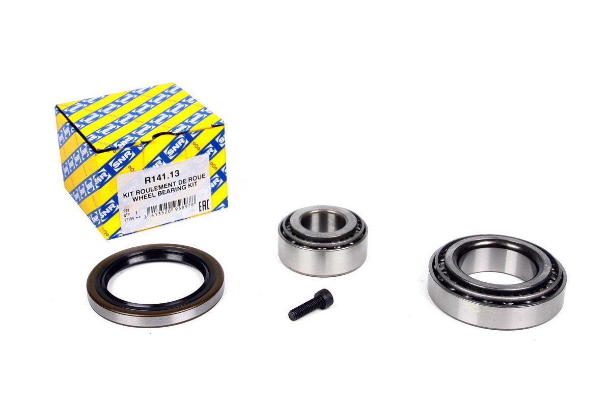 Подшипник ступицы передний (комплект) VW LT 28-46 1996-2006 R141.13 SNR (Франция) Подшипник ступицы передний (комплект) VW LT 28-46 1996-2006 R141.13 SNR (Франция)